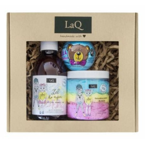 LaQ "Guma Balonowa" Mydło 300 ml + 3-kol Pianka 250 ml + Niebieska Kula Nie