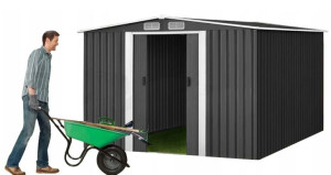 Domek Narzędziowy Schowek Ogrodowy 2x2,6x1,9m Bass