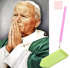 Haft Diamentowy Mozaika Painting 5d Papież