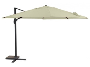 Parasol ogrodowy ROMA 3m - kremowy obrotowy