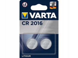 2x Bateria Litowa Guzikowa Cr2016 3v Baterie Varta