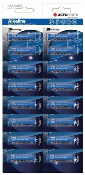 16x Baterie Alkaliczne Lr03 Aaa Małe Paluszki 1,5v