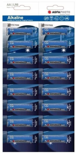 16x Baterie Alkaliczne Agfa Platinium Aa Lr6 1,5v