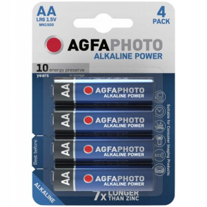 4x Bateria Agfaphoto Aa Lr06 Lr6 1.5v Alkaliczna