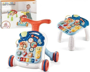 Edukacyjny Stolik Pchacz Telefon Antystresowy 2w1