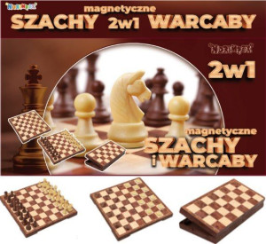 Szachy Drewniane Duże Warcaby Klasyczne Dla Dzieci