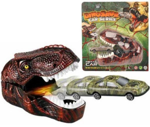 Wyrzutnia Pistoler Paszcza Dinozaur + Auto 2w1