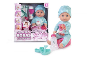 Duża Lalka Bobas Interaktywna Siusia Nocnik Śmieje