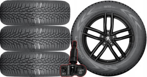 KOŁA Peugeot 308 II SW Nokian 225/45R17 + TPMS