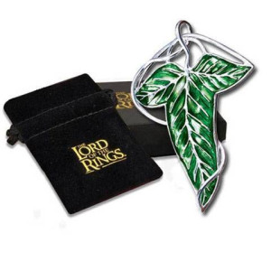 Broszka Lord of the Rings - Elven Leaf (posrebrzana)
