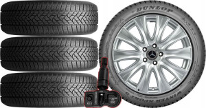Koła Mercedes E-klasa W212 Dunlop 245/40r18 Tpms