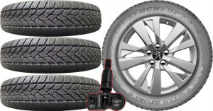 Koła Peugeot 3008 Dunlop 215/65r17 +tpms