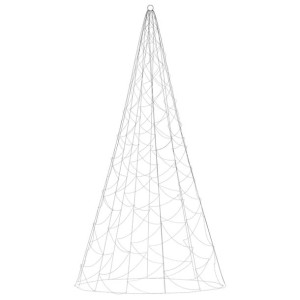 Choinka do montażu na maszcie, 500 ciepłych białych LED, 300 cm