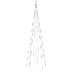Choinka do montażu na maszcie, 732 niebieskich diod LED, 500 cm