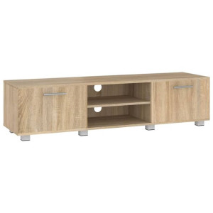 Szafka pod TV, dąb sonoma, 140x40x35 cm materiał drewnopochodny