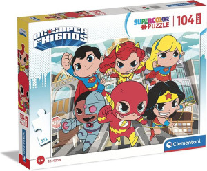 Puzzle Supercolor Maxi - Dc Super Friends - 104 El - Clementoni - 25720