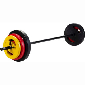 Pure2Improve Sztanga z obciążeniami, zestaw, 20 kg