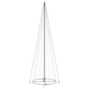Choinka stożkowa, 1134 ciepłych białych LED, 230x800 cm