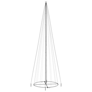 Choinka stożkowa, 1134 niebieskich diod LED, 230x800 cm