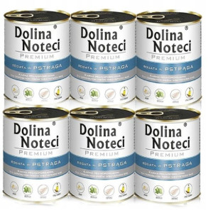 DOLINA NOTECI PREMIUM Zestaw Puszek Pstrąg 6x800g