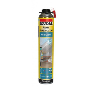 SOUDAL pianka termoizolacyjna natryskowa, piana do ociepleń 700ml (16723)