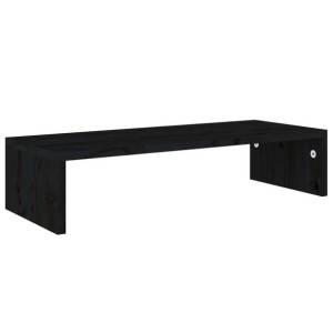 Podstawka pod monitor, czarna, 60x23,5x12 cm