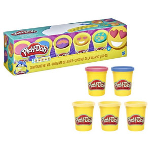 Play Doh - Radosne Kolory - 5x Tuba - Ciastolina - F4715