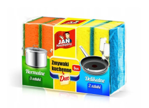 JN Zmywak Kuchenny Gąbka DUO 2+3  (5szt)