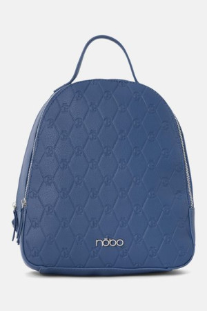 Dwukomorowy plecak z Nobo z monogramem w granatowym kolorze