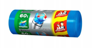JN Worki Na Śmieci Niebieskie 60L (20szt)