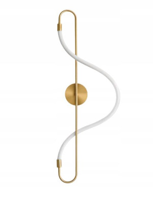 Kinkiet Lampa Ścienna Long Gold Lina Led Złota