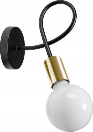 Lampa Kinkiet Ścienny Metalowy Loft Gold Paradise