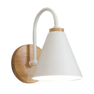 Lampa Pojedyńcza Kinkiet Ścienny Forest White