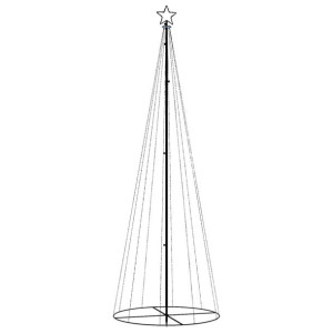 Choinka stożkowa, 310 ciepłych białych LED, 100x300 cm