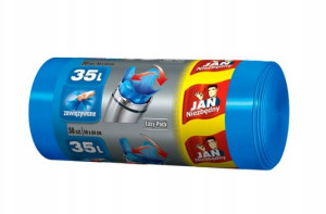 JN Worki Na Śmieci Niebieskie 35L (30szt)