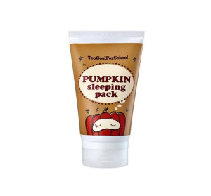 Too Cool For School - Pumpkin Sleeping Pack nawilżająco-odżywcza maska do t