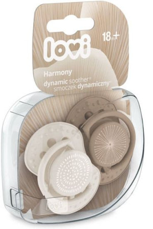 Lovi Smoczek uspokajający dynamiczny 18 m+ Harmony Girl 2 szt 22/908