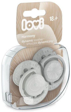 Lovi Smoczek uspokajający dynamiczny 18 m+ Harmony Boy 2 szt 22/908