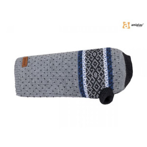 Amiplay Sweterek Dla Psa Bergen 28 cm Szary