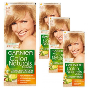 Farba do włosów Garnier Color Naturals Créme 9.13 beżowy blond x 4