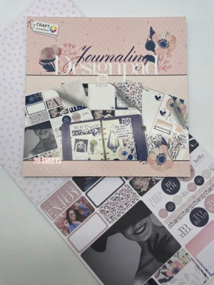 Duży zestaw papierów i naklejek scrapbooking