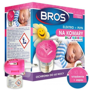Elektrofumigator + płyn na komary dla dzieci sensitive Bros 40 ml