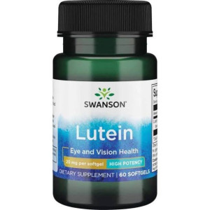 SWANSON Luteina 20 mg 60 kaps.