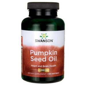 SWANSON Olej Z Pestek Dyni 1000 mg 100 kaps.