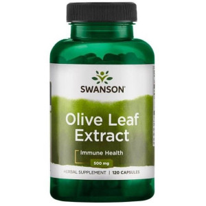 SWANSON Liść Oliwny Ekstrakt 500 mg 120 kaps.