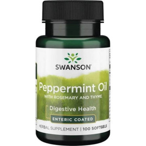 SWANSON Peppermint Oil Combination 100 kaps.