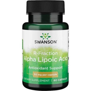 SWANSON R-ALA Kwas Alfa Liponowy 50 mg 60 kaps.