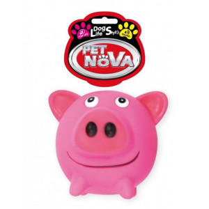 PET NOVA Świnka Kula 10cm Gumowa Zabawka Dla Psa