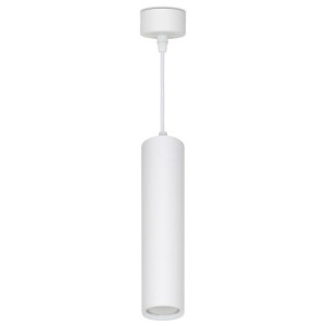 Lampa wisząca tuba biała GU10 ONYS