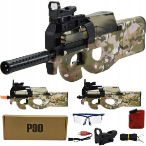 Mocny Karabin Kulki Zelowe Bezpieczny Pistolet P90